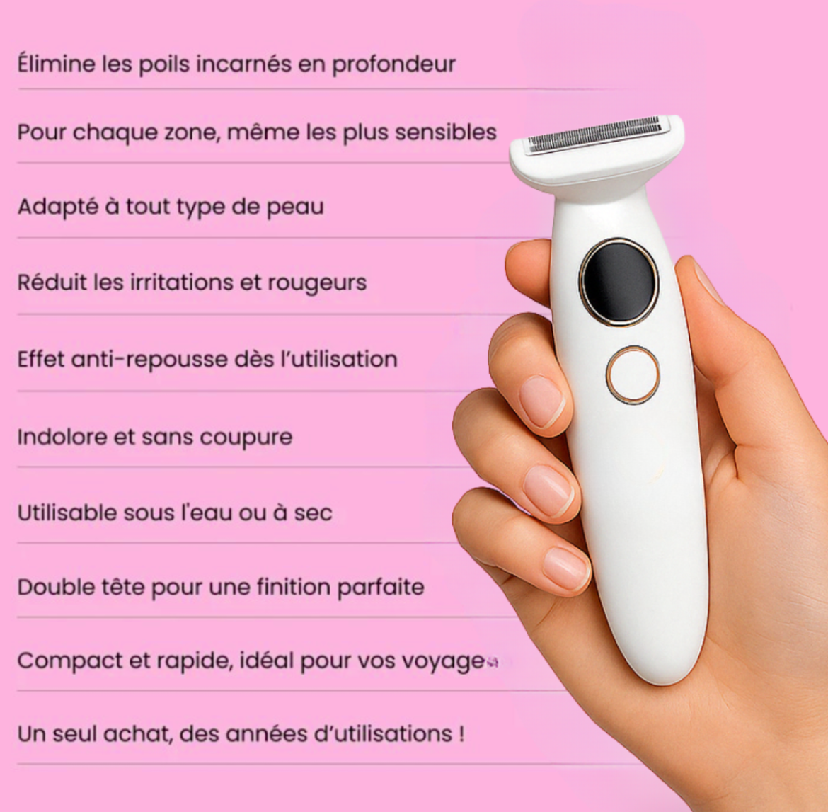 Rasoir ELIOS + Gant Exfoliant Offert - Elios