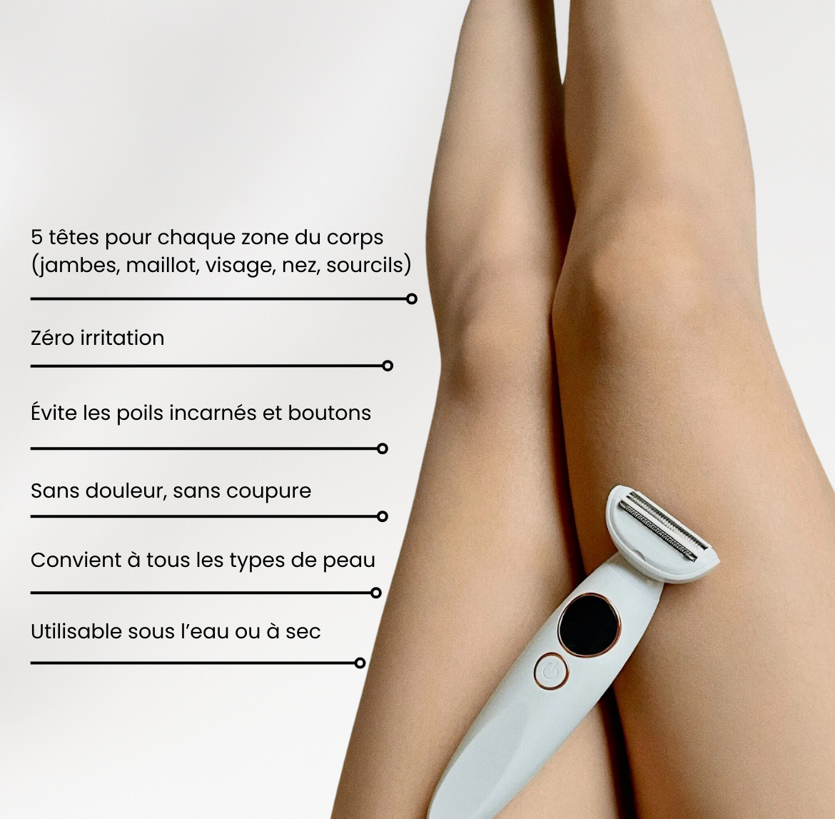 Rasoir ELIOS® + Gant Exfoliant Offert