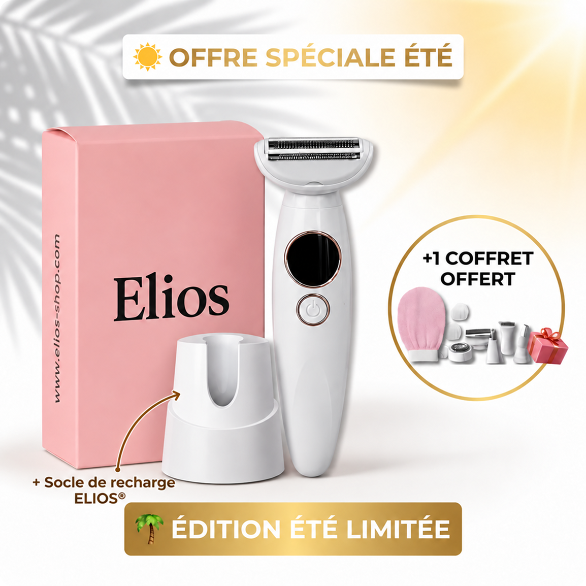 Rasoir 5-en-1 ELIOS® avec chargeur - Elios