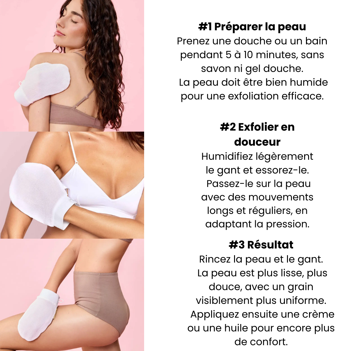 Gant Exfoliant ELIOS - Poils Incarnés & Peaux Mortes - Elios